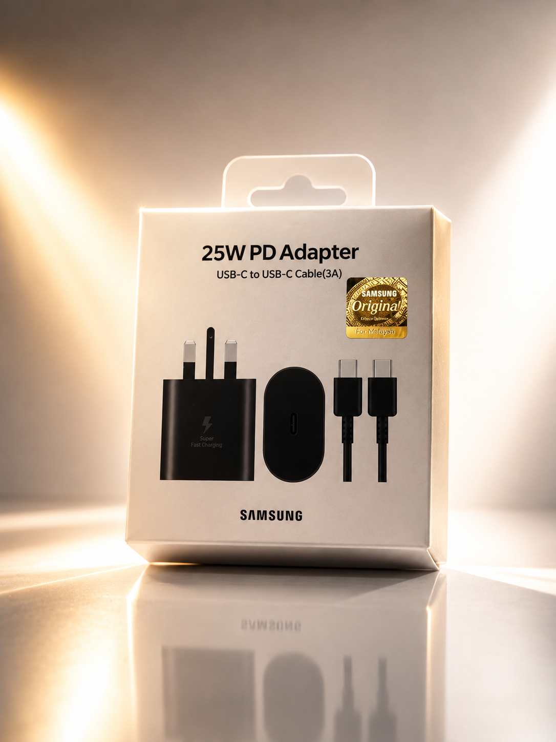 شارژر سامسونگ 25 وات اورجینال به همراه کابل USB-C