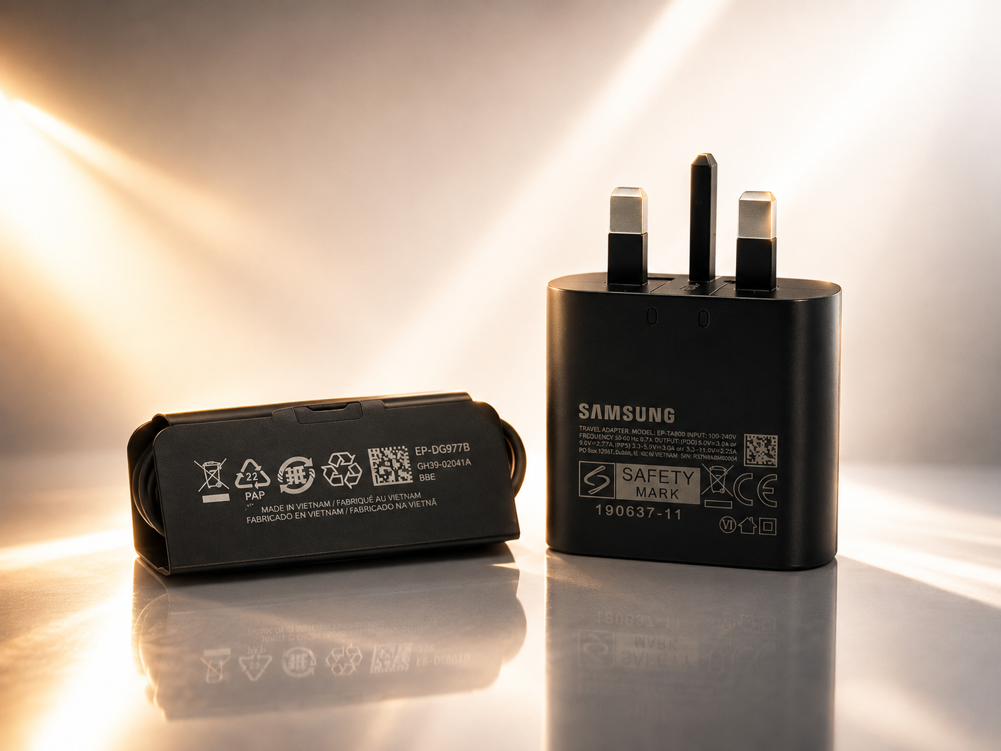 شارژر سامسونگ 25 وات اورجینال به همراه کابل USB-C
