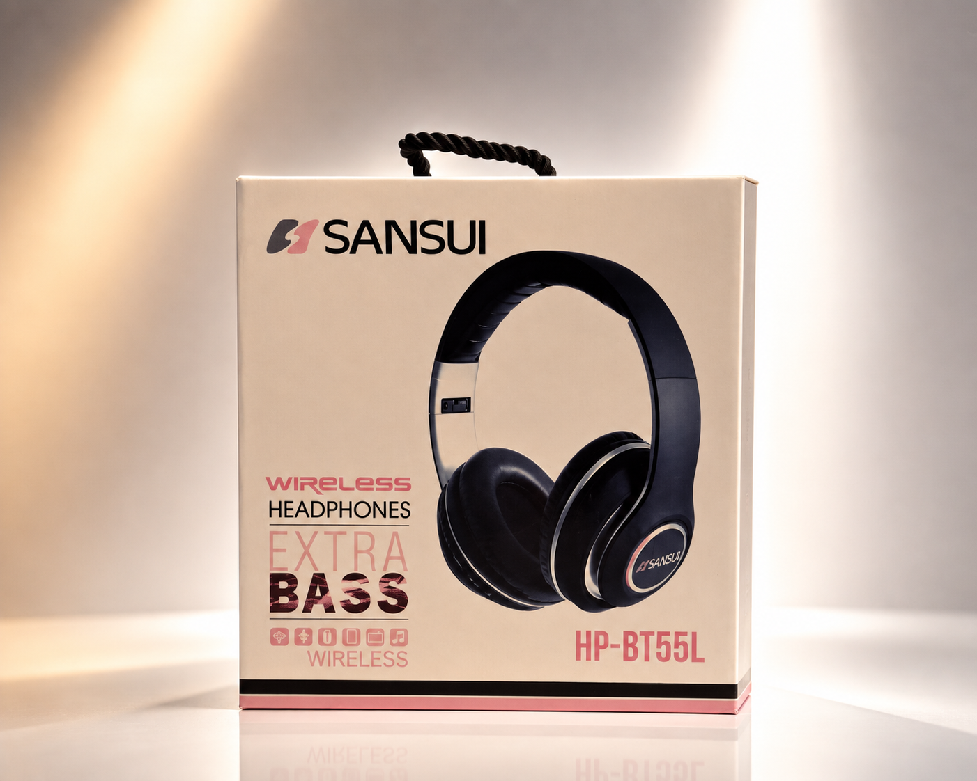 هدفون بی‌سیم SANSUI HP-BT55L