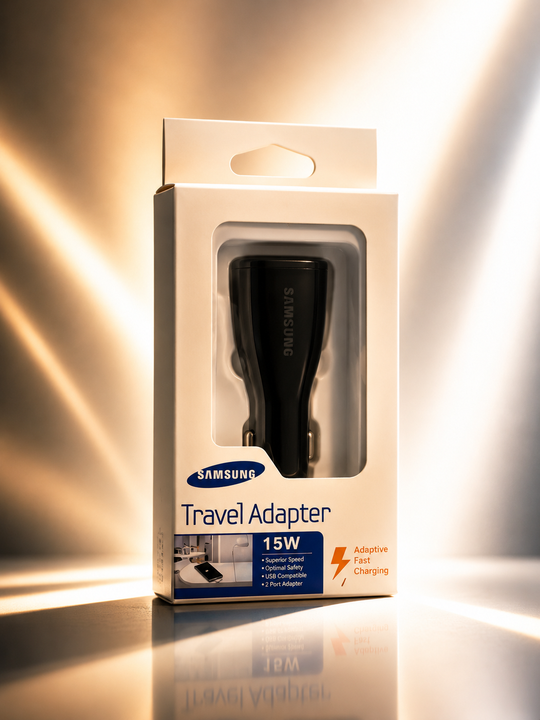 شارژر فندکی سامسونگ ۱۵ وات مدل Travel Adapter