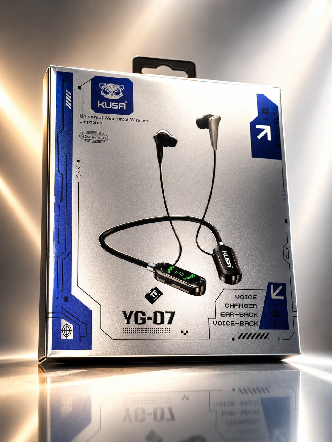 هدفون بلوتوثی دورگردنی KUSA مدل YG-07